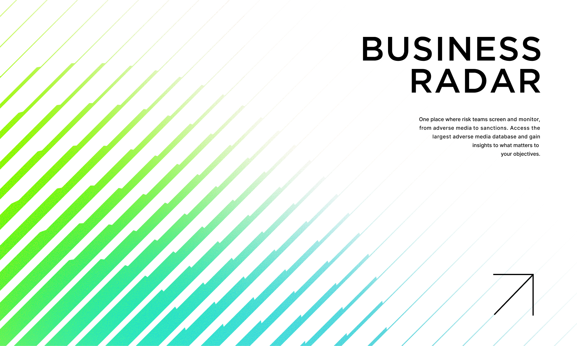 Huisstijl element ontwerp voor Business Radar