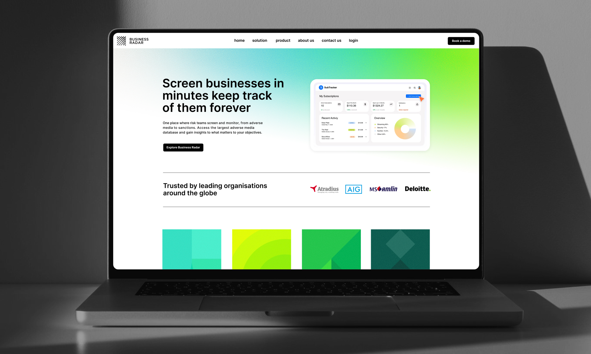 Webdesign mockup design door jorick van der smaal clic