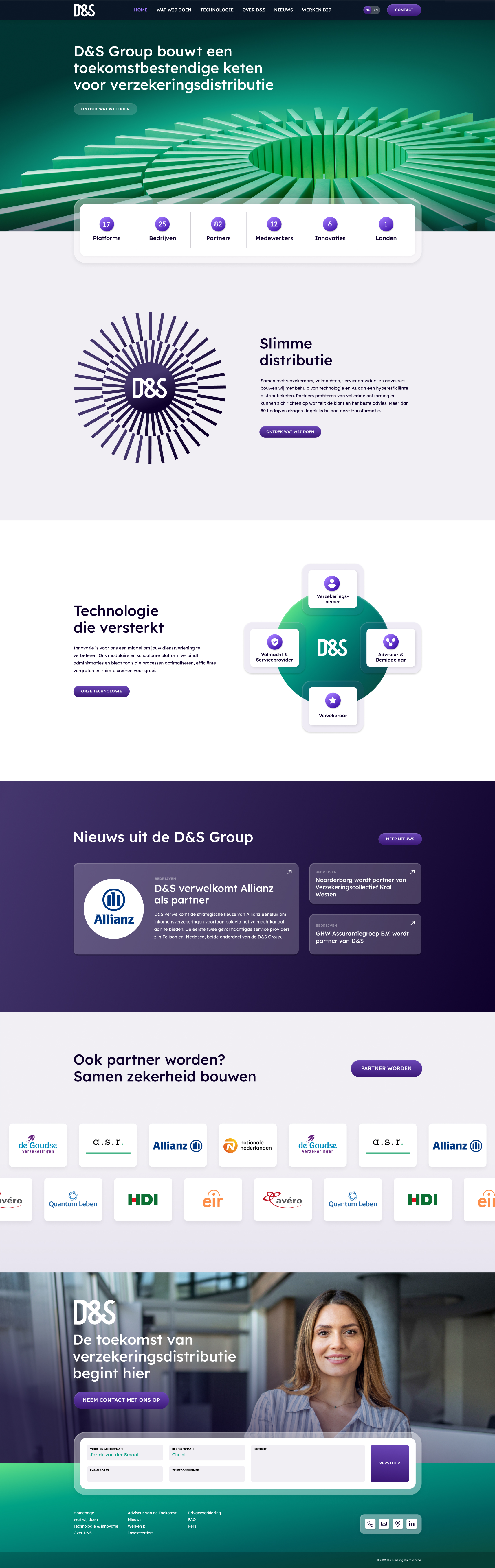 Website ontwerp element D&S 1