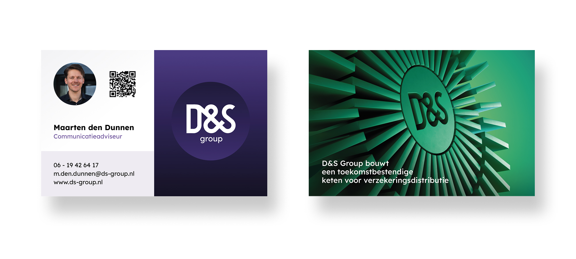 Business card ontwerp D&S