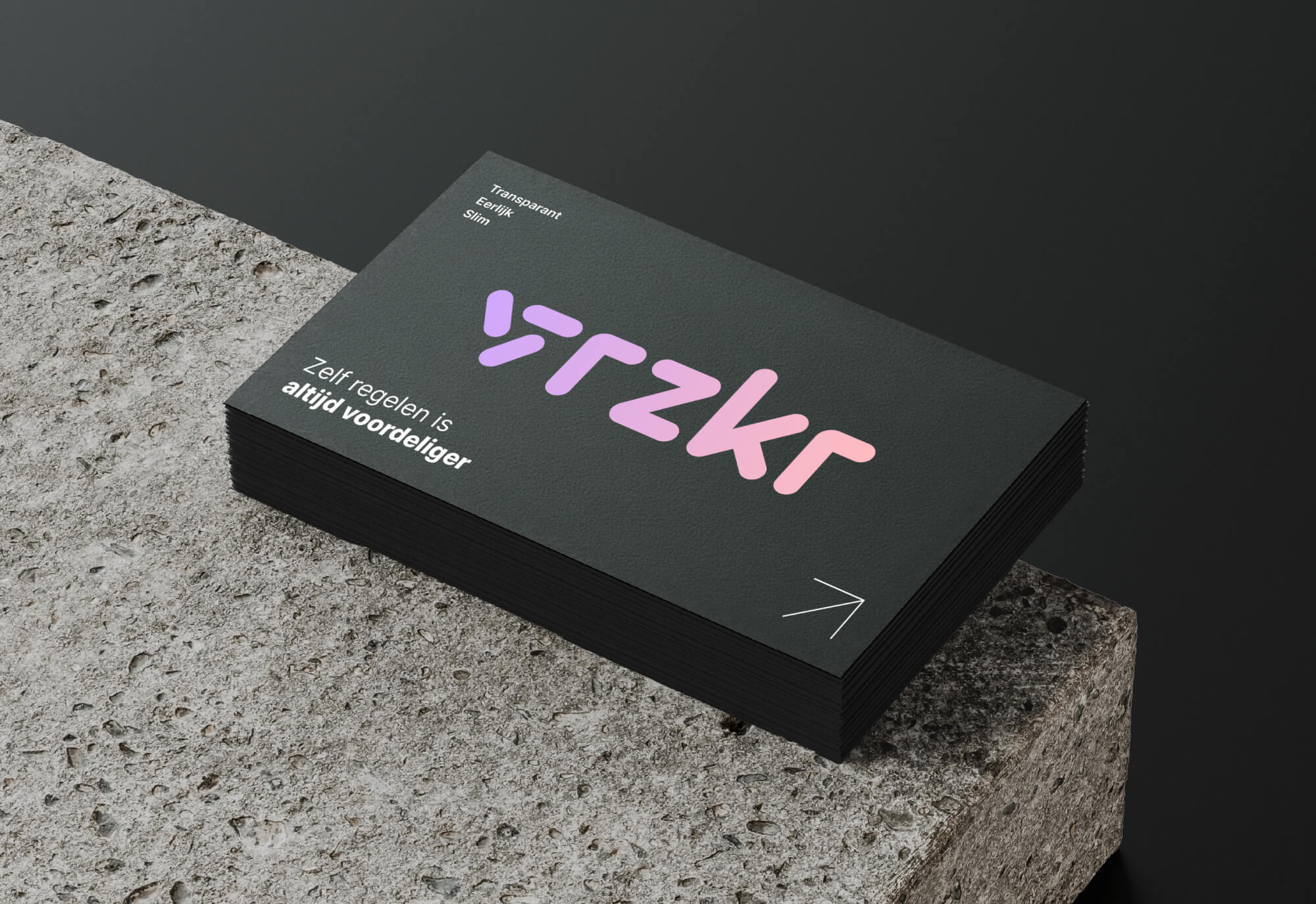 Business card design voor Vrzkr door jorick van Clic