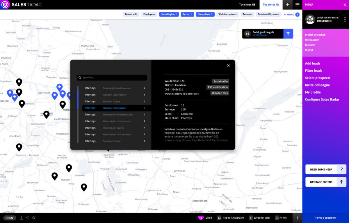 Case Salesradar